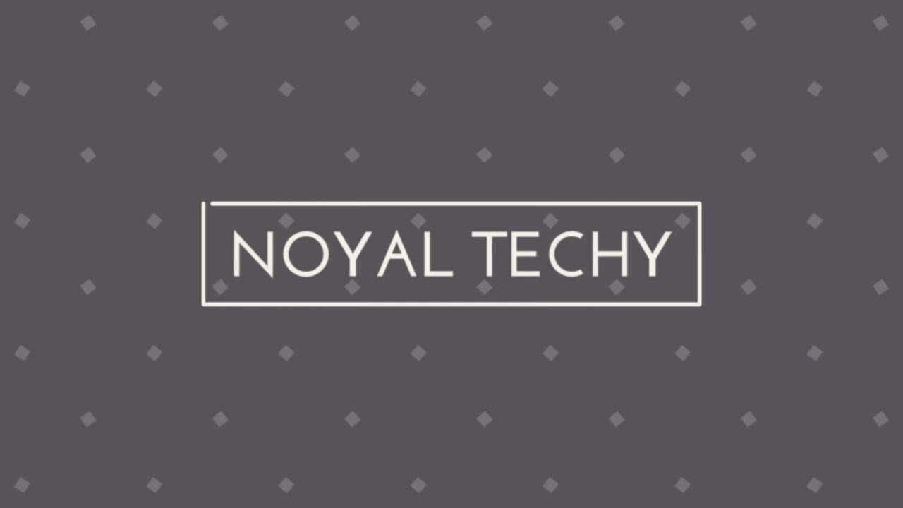 The Beginning ✴️  | Noyal Techy