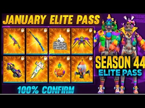 January elite pass Free Fire 2022 season 44 #shorts