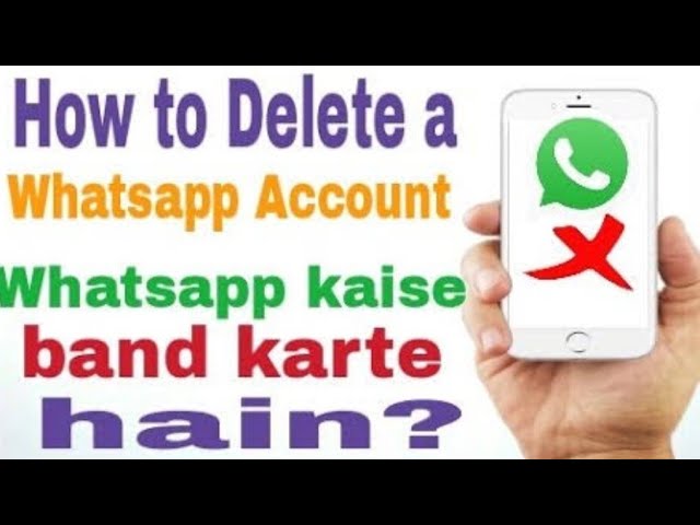 Whatsapp Account kaise delete Karen ? Sabse saral bhasha mein ?? Hindi me ??| @Lucky pandey 2M
