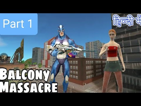 Balcony Massacre mission in Rope Hero Vice Town #ropeherovicetown #Gaming Expert Subhan #Part-1