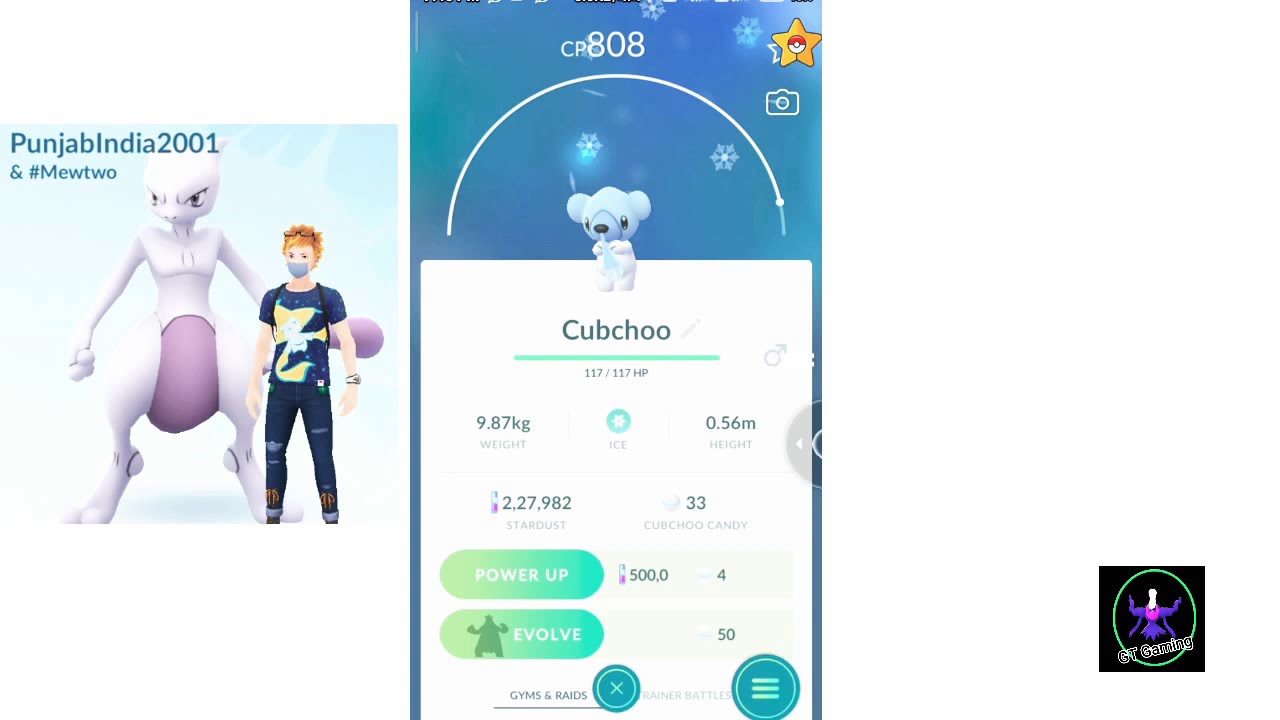 Cubchoo pokemon evolution 808 Cp in pokemon go