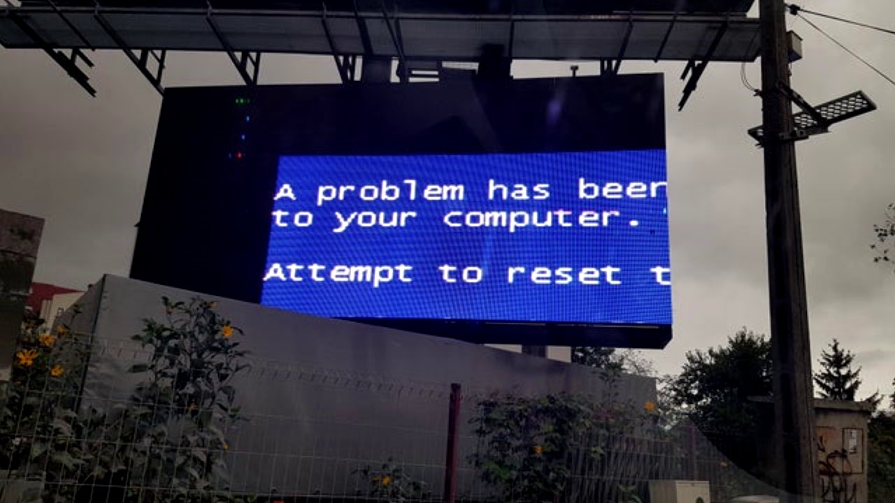 Windows errors in funny places. Windows in strange places. windows errors/bsod compilation 2021