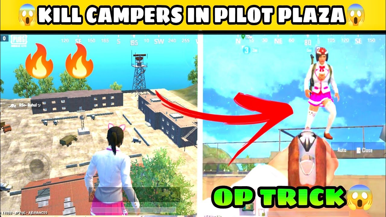 ??PILOT PLAZA TRICK ON FIRE.KILLED EASILY CAMPERS.PUBG LITE. PEQUITO GAMING.??