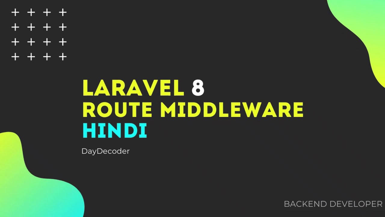 Laravel 8 Beginner Tutorial | Route Middleware | Register In Kernel
