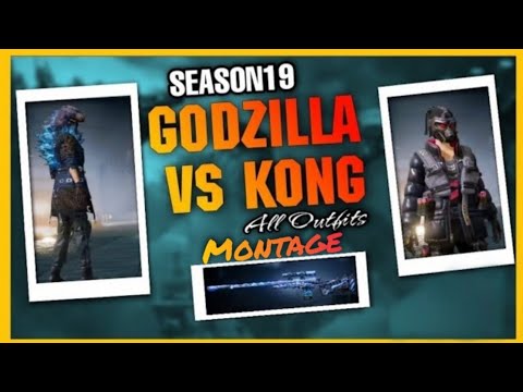 Pubg Montage | GODZILLA vs KONG | Season 19 | All Outfits