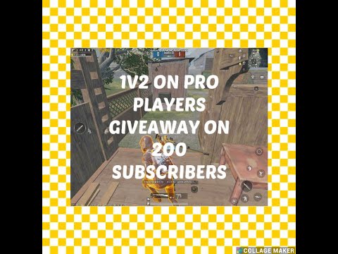 1V2 ON PRO PLAYER| | GIVEAWAYAY ON 200 SUBSCRIBERS | #DOPE UNKNOWN