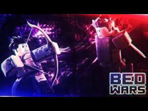 Playing 30 v 30 bedwars match in roblox and winning