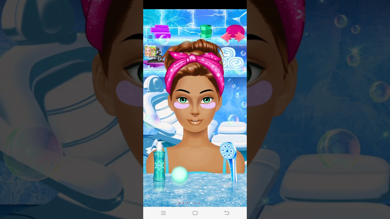 Ice queen game for spy and dress up