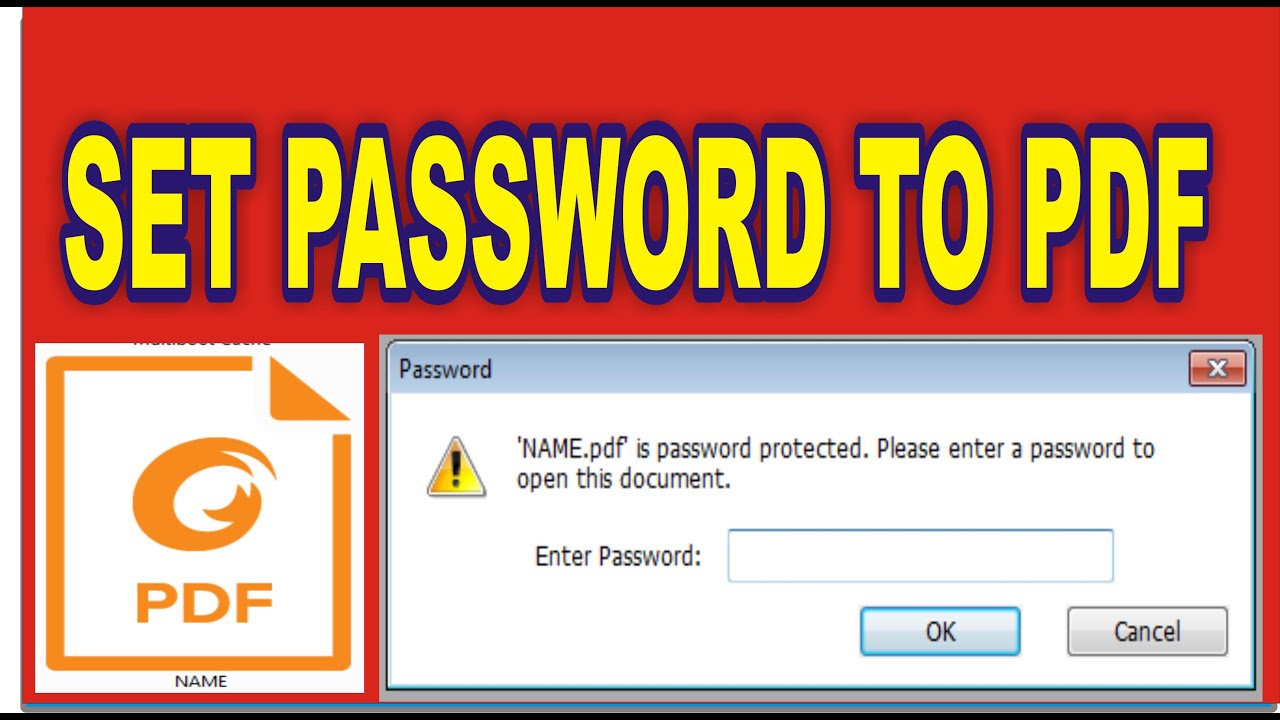 How to Password Protect PDF File