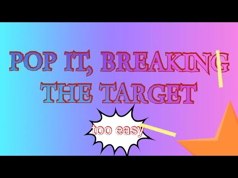pop it toy|breaking very easy target?||#shorts #shorts||CLICK AND CRAFT