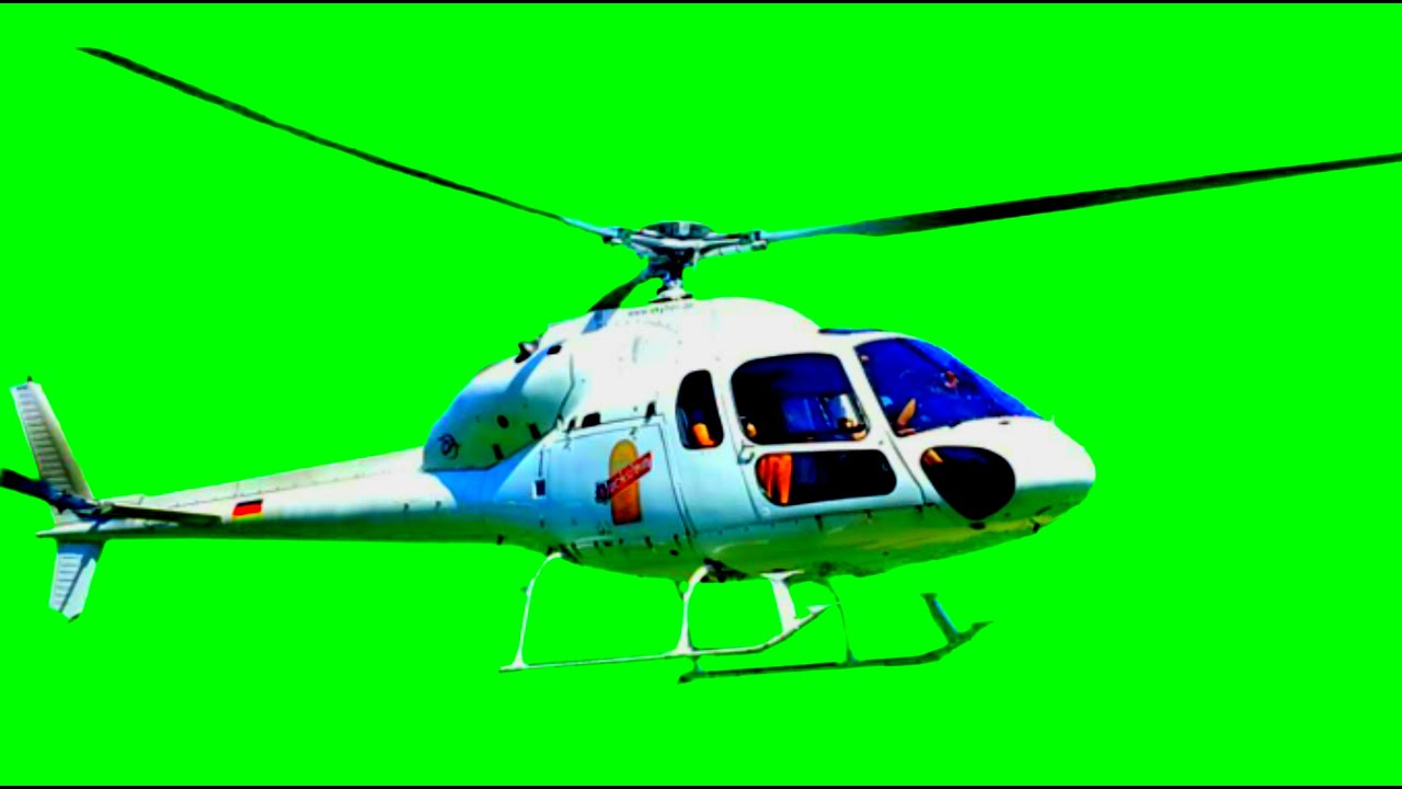 BEST GREEN SCREEN HELICOPTER VIDEO