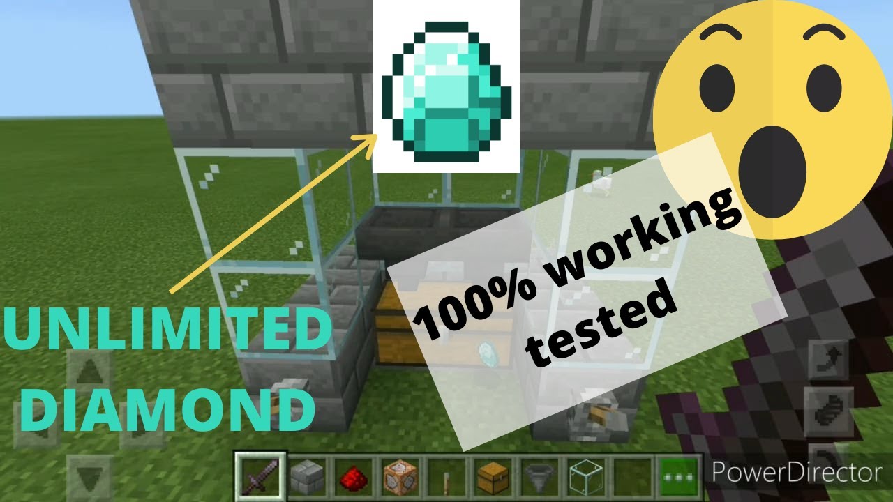 Making unlimited Diamond farm in Minecraft PE/JAVA | Easiest way | 100% Working