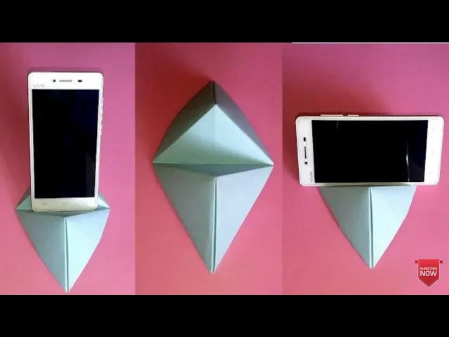 How To Make Paper Mobile Stand / Diy Orgami Phone Holder l Paper Mobile Stand Kaise Banaye.