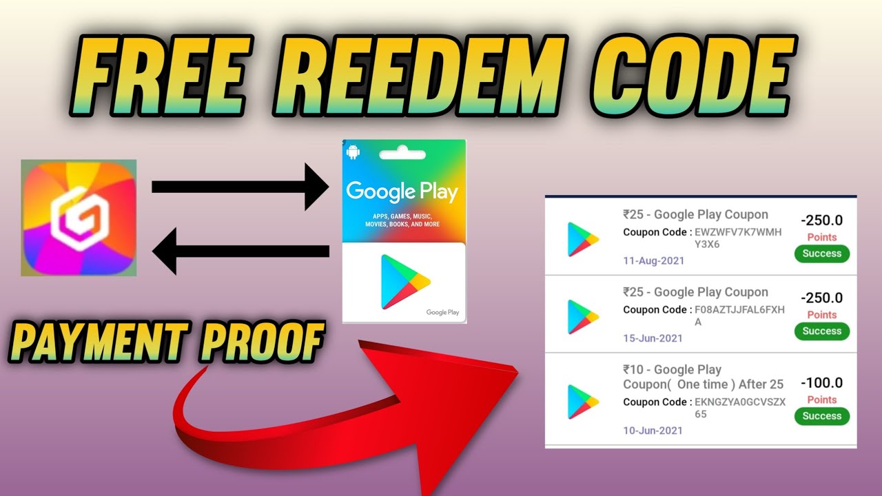 New Google Play gift card free? app|| payment proof?||
