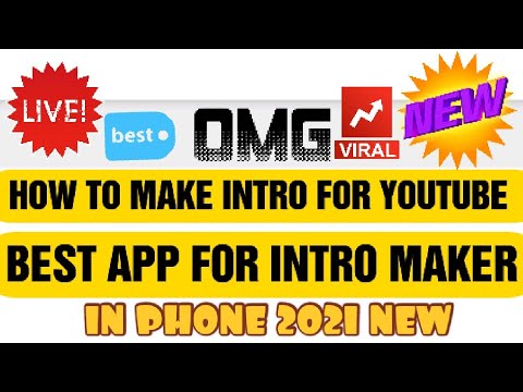 HOW TO MAKE INTRO FOR YOUTUBE BEST LIKE PRO NEW 2021