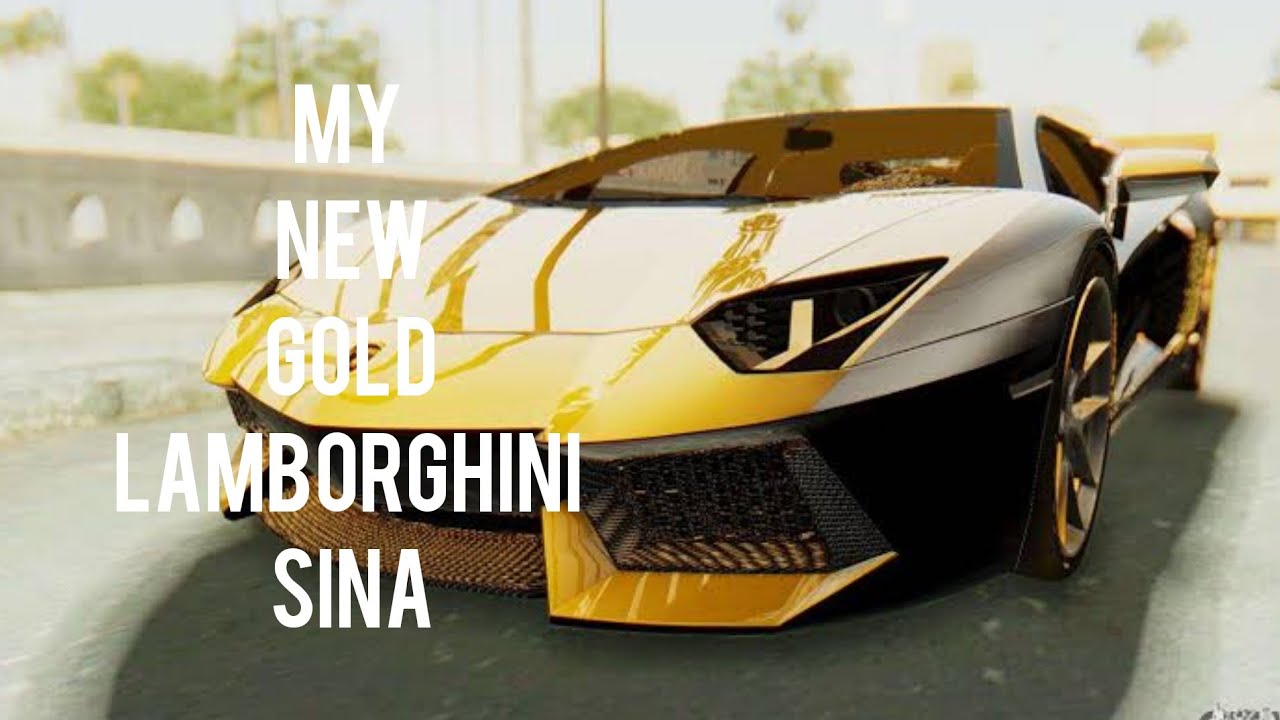 MY New Gold Lamborghini sian