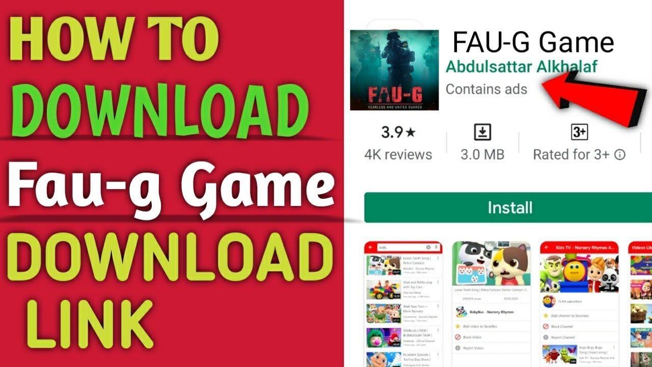 FAU-G game download kaise kare | how to download fau-g game | fau-g game download link | fau-g game