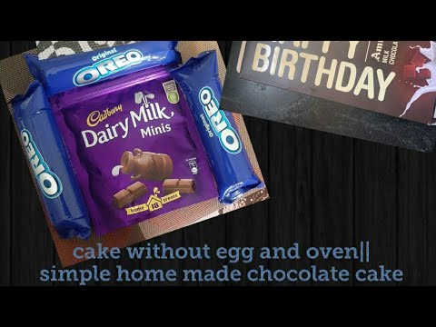 chocolate cake without oven|without egg | Maa-Beta cooking channel