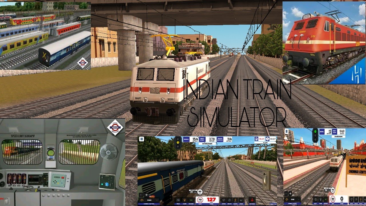 Indian train simulator level 1 android gameplay video............