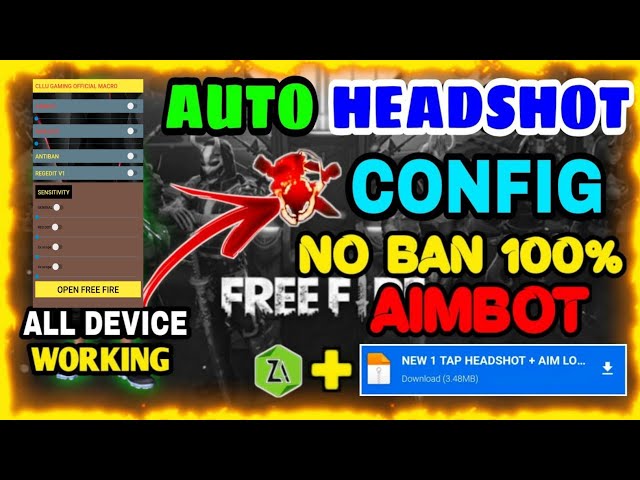 config auto headshot free fire | headshot config file free fire | macro auto headshot ff 2021