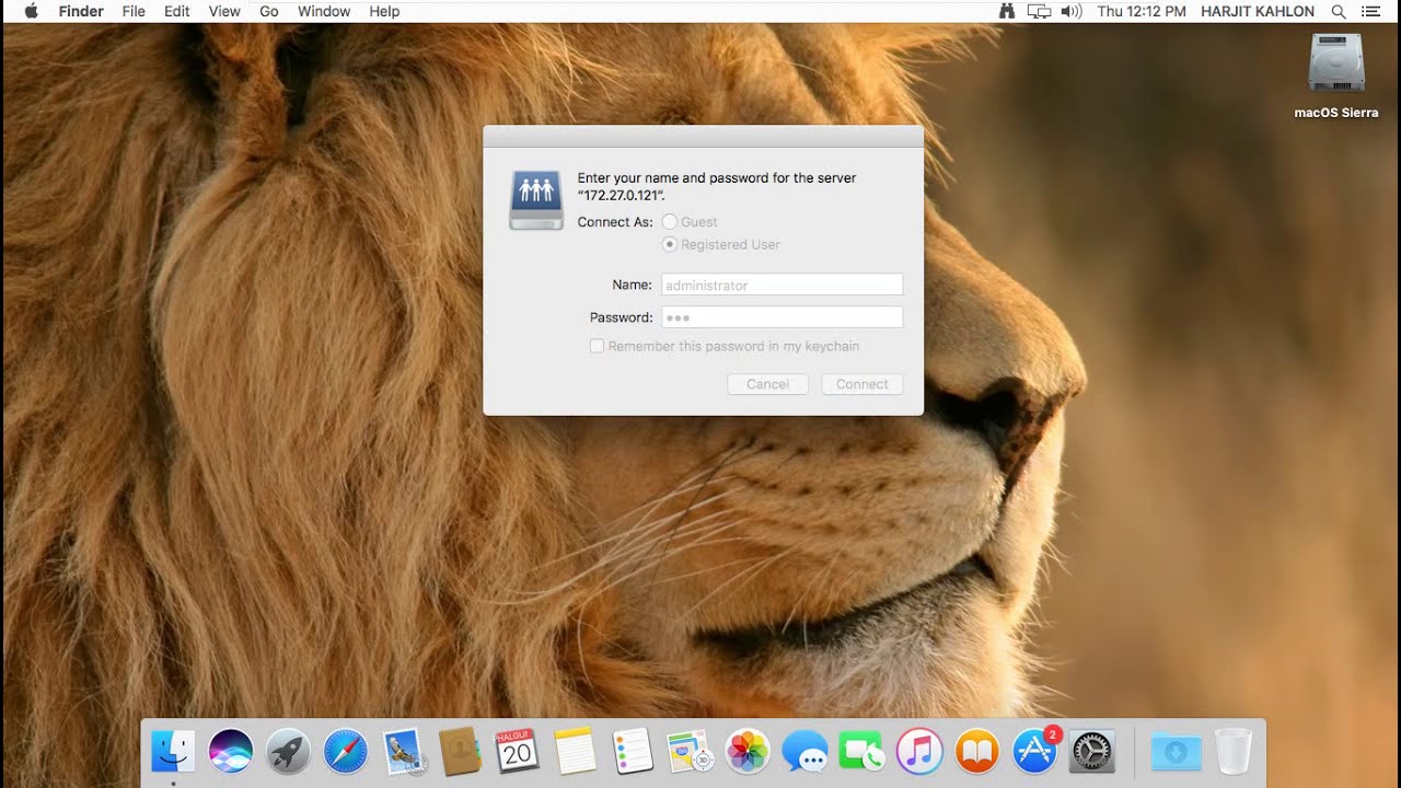 How To Access Windows Network Share from Mac OS