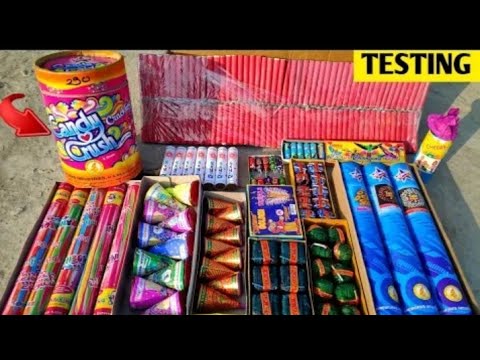 different types of fireworks, testing 2021,Diwali fireworks testing 2021, new carckers  , fireworks