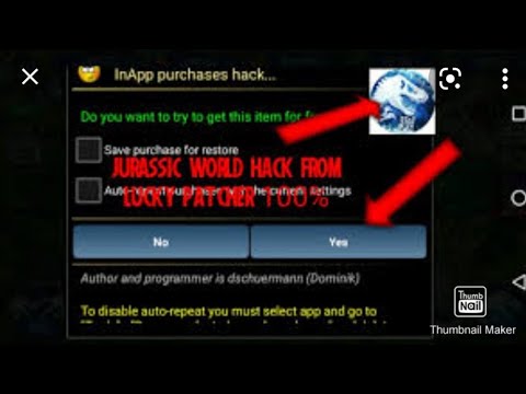 How to luckypatch/hack jurassic world the game|SGAMEZ