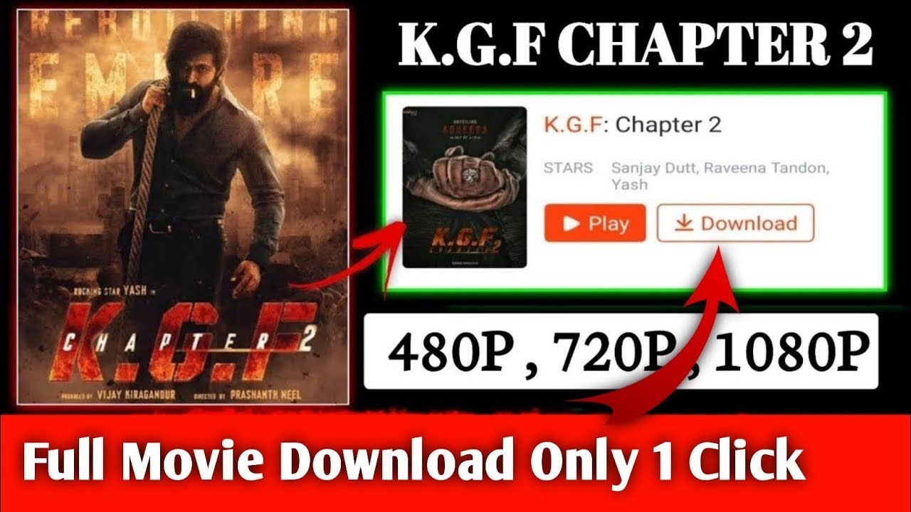 How to Download KGF Chapter 2 Full Movie in Hindi