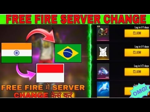 How to  change server in free fire ?????????-Rdx gamerz