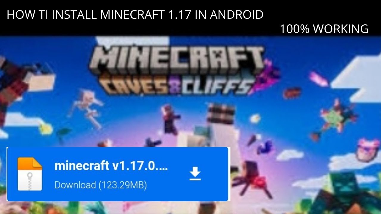 HOW TO DOWNLOAD MINECRAFT 1.17 UPDATE IN P.E