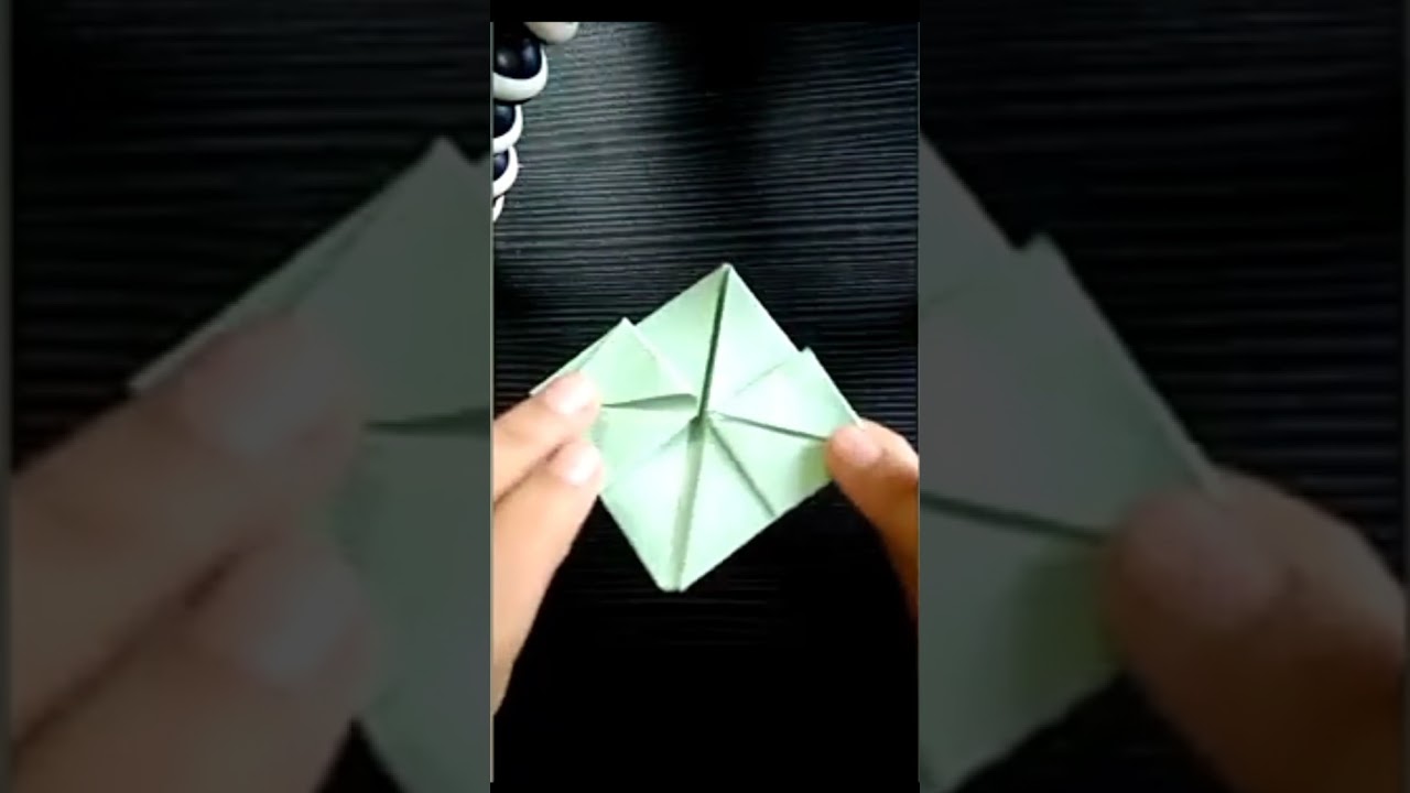 How to make paper jumping frog