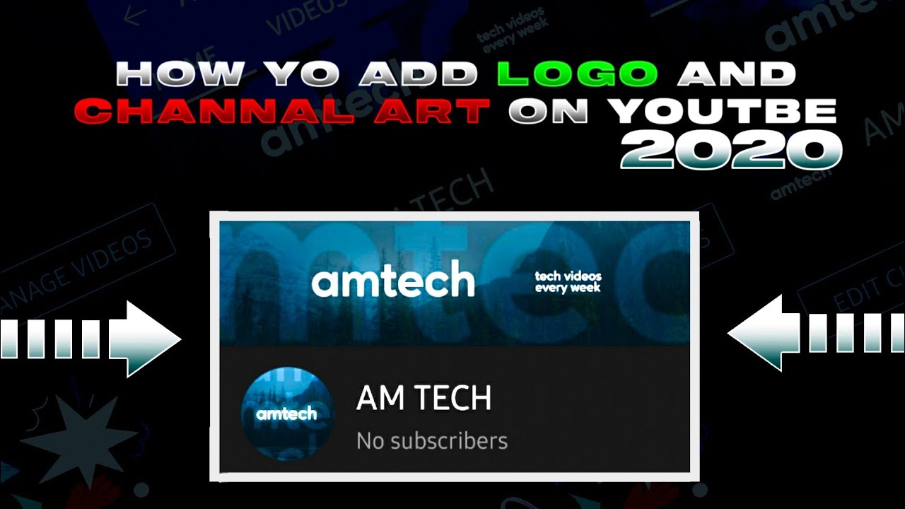 how to add logo and yt art banner on android || by pantech ||