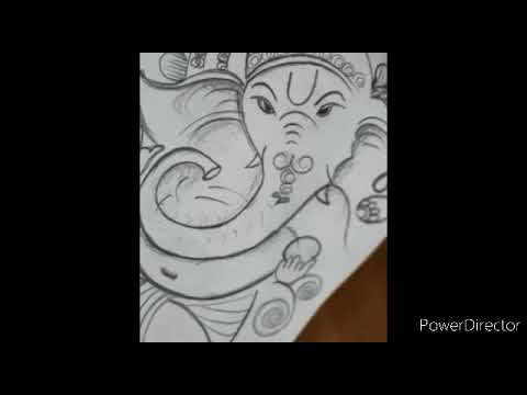How To Make Lord Ganesha With Pencil Shading ?️? 6HB Pencil ll Classical Art Gallery Il