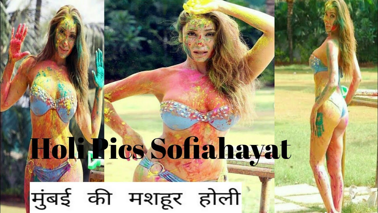 Holi Pics :Sofia Hayat | bollywood actress Sofiahayat | Mumbai ki holi  | holi ki shubhkamnaye |