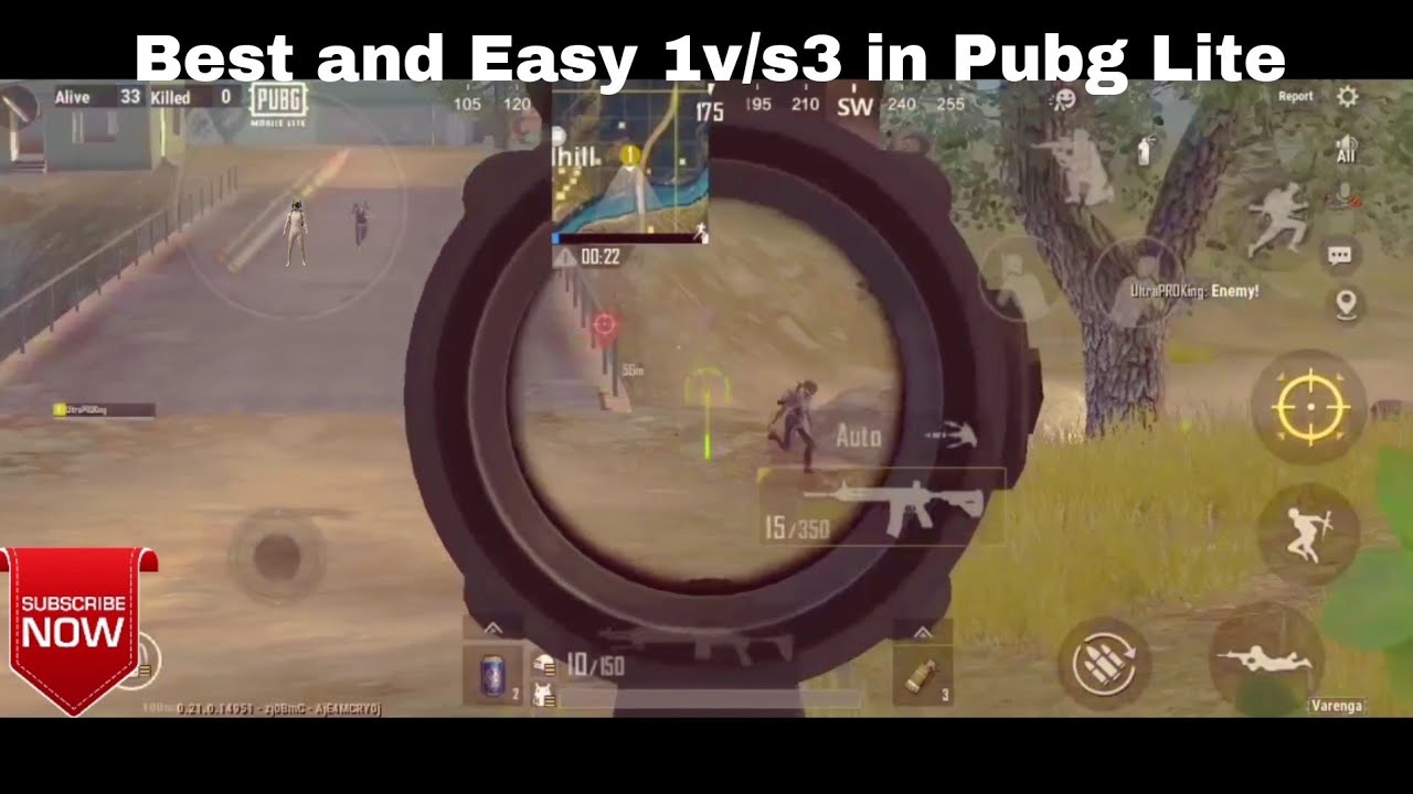Best and Easy 1v/s3 clutch in Pubg Mobile Lite #shorts #pubglite
