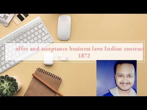 offer and acceptance business laws in detail video
