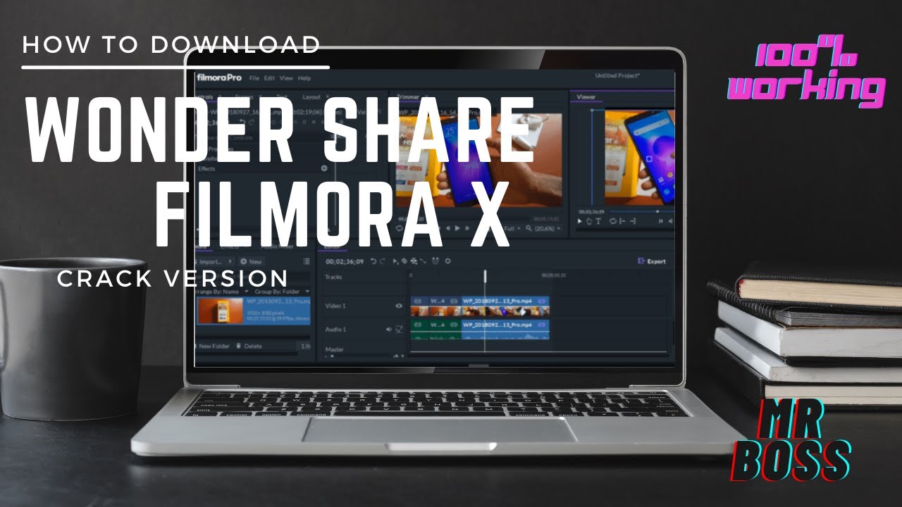 How to download wondershare filmora x crack 2021/ No Watermark/ Lifetime Activation/ 100%Working