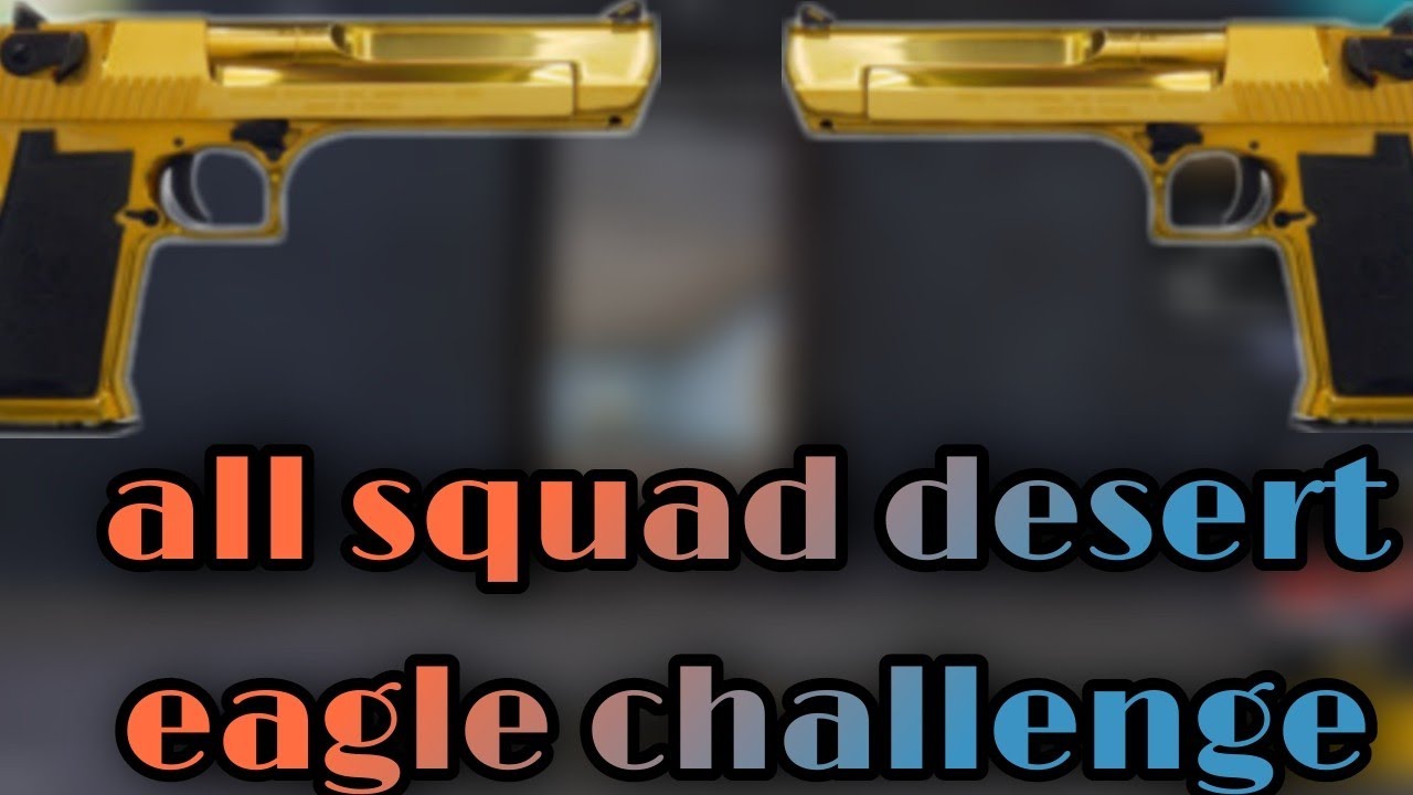 desert eagle challenge with my squad / all squad desert eagle challenge/ bad black gaming