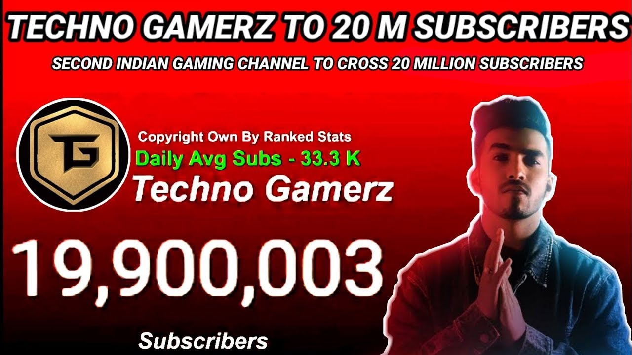 Techno Gamerz Subscribe Count Live .| Streaming with Turnip