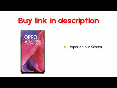 OPPO A74 5G (Fantastic Purple,6GB RAM,128GB Storage) - 5G Android Smartphone | 5000 mAh Battery