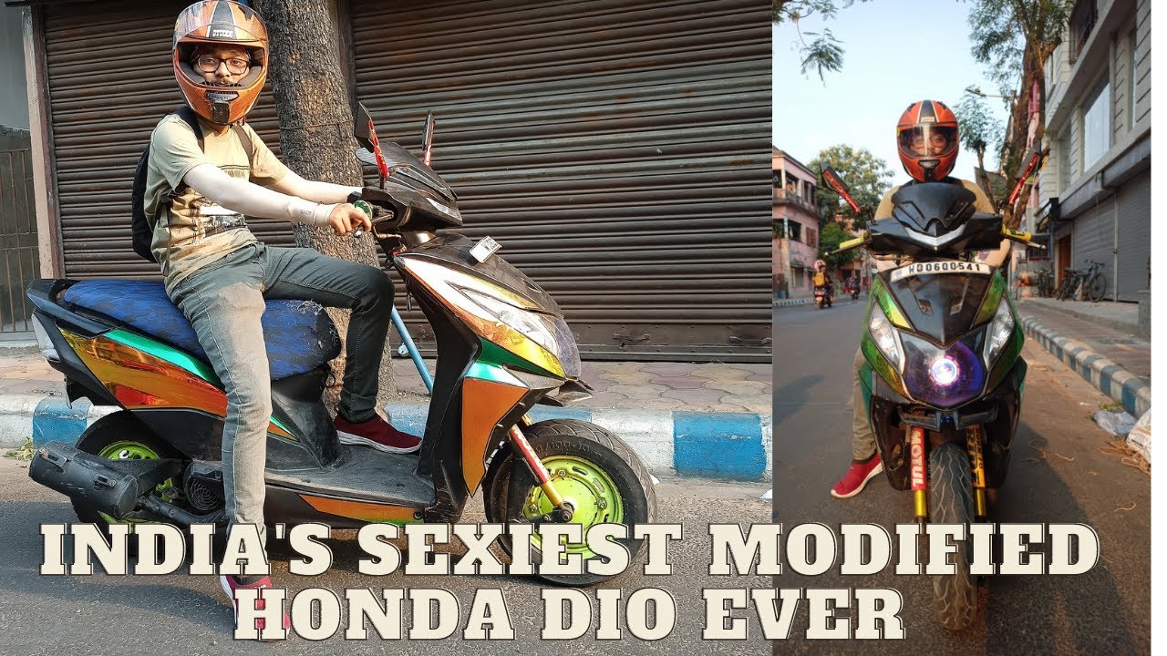 Sexiest Modified Honda Dio Goldy || Ride & Walkaround || Throttle 28