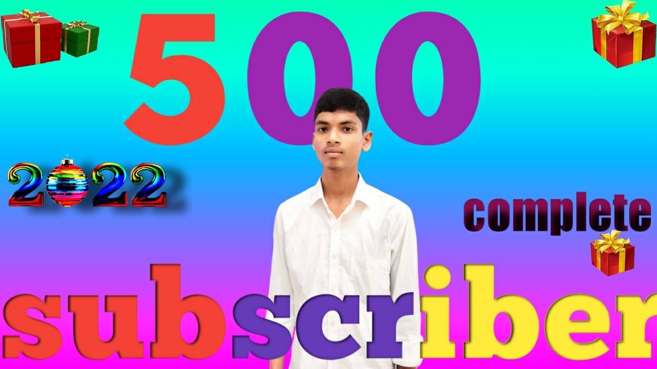 !!500 subscriber complete!!(see live proof on this video) 2022