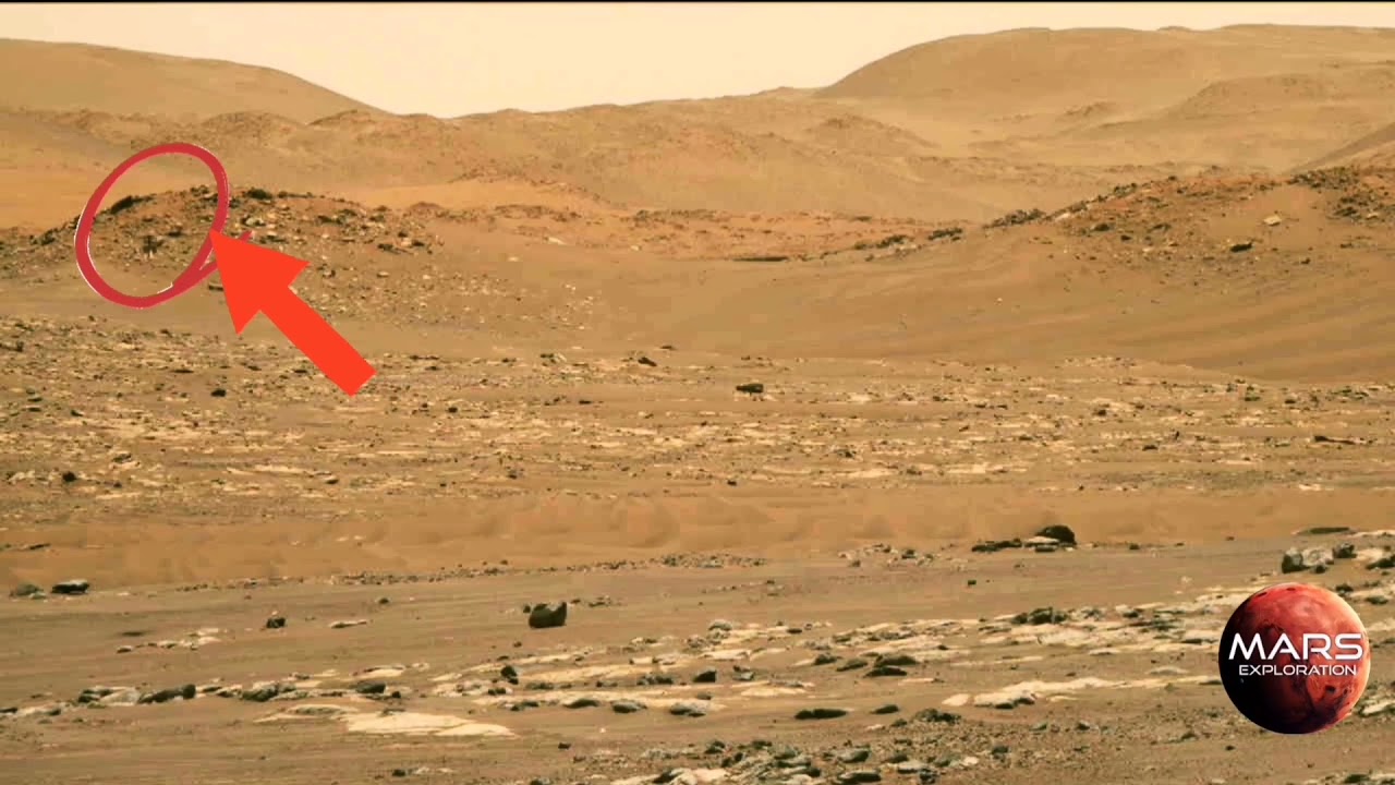 Ingenuity Mars Helicopter's Zoomed View From Perseverance Rover