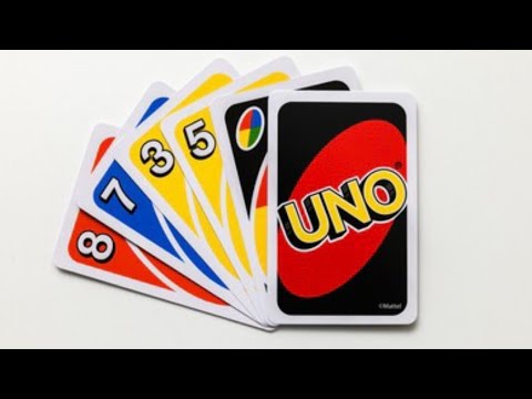 playing uno cards with our team