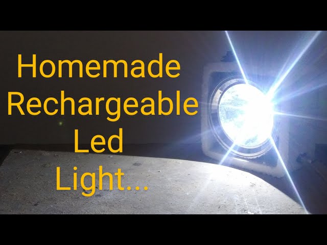 How to make rechargeable  light.