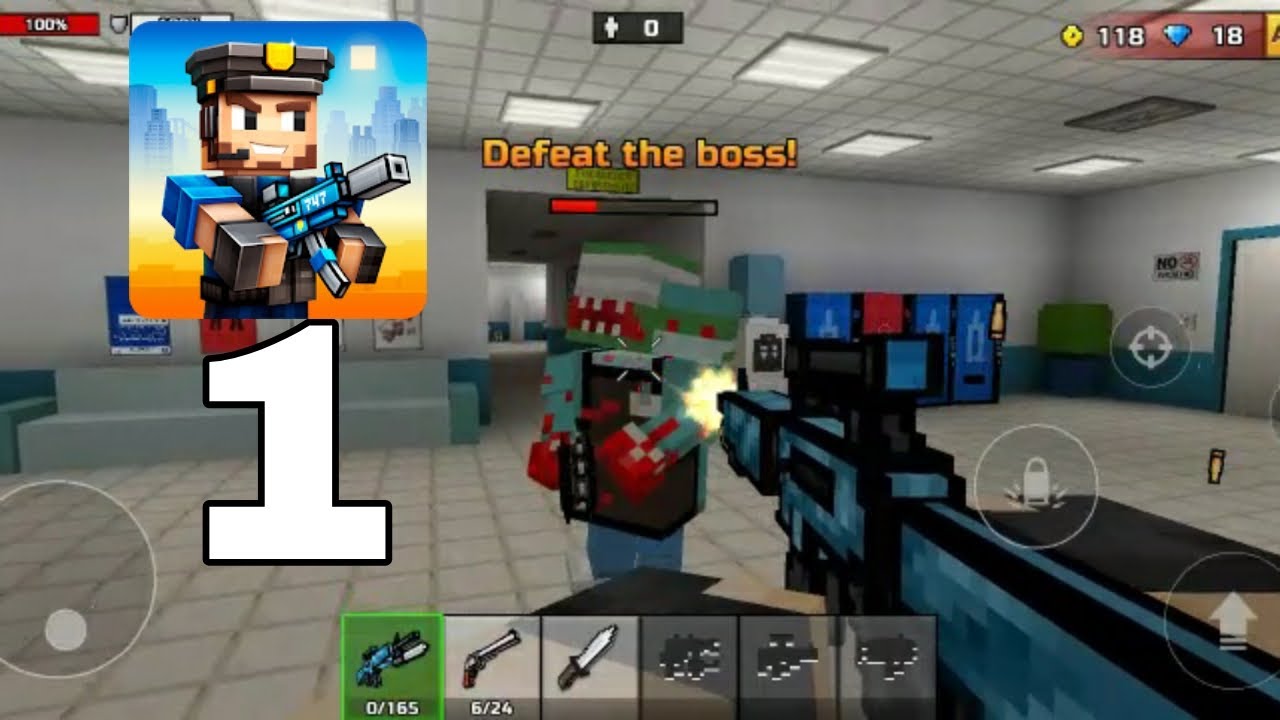 Pixel Gun 3D  Gameplay Walkthrough Part 1 Android) iOS,