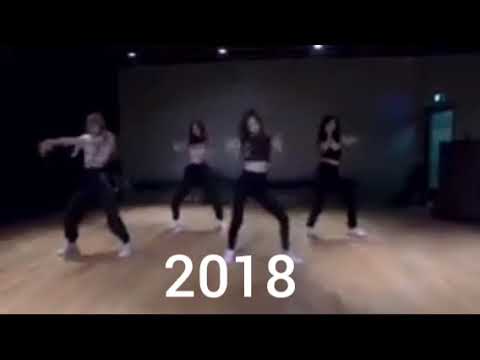 Evolution of Blackpink's Dance background.