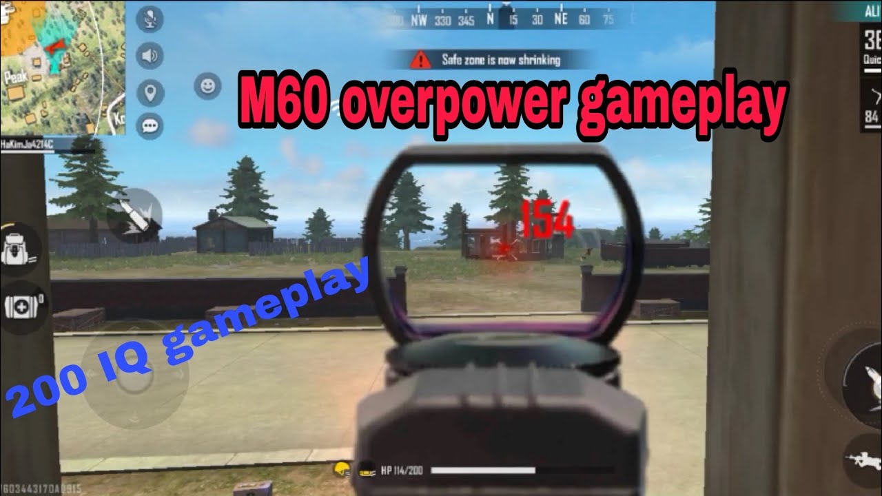 200 IQ gameplay | Happy Holi to all ????| Best M60 overpower gameplay | Peak par kabza