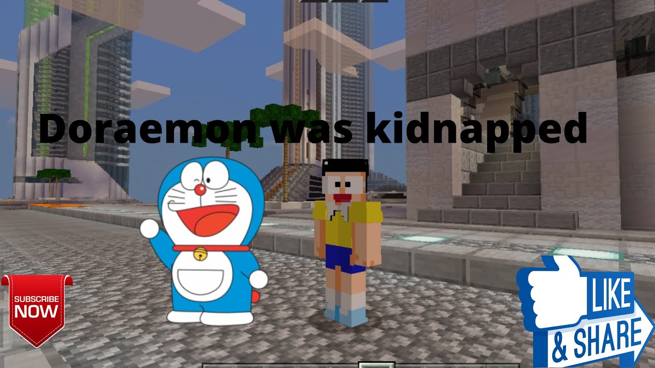 Doremon was kidnapped in minecraft