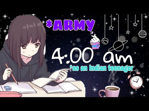 How waking up at 4 am(as an Indian teenager and an army)changed my life ? | ARMY study motivation ?